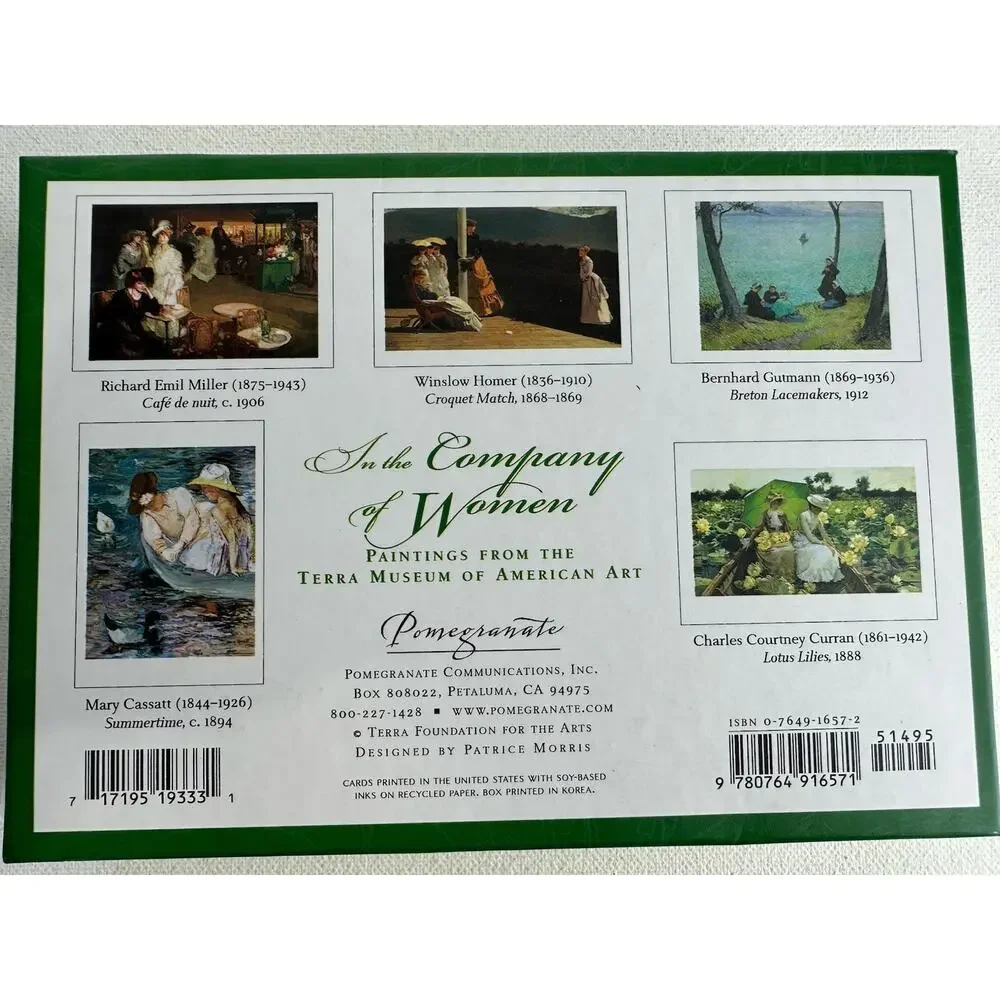 terra museum of american art greeting cards lot of 20 pomergranate 566
